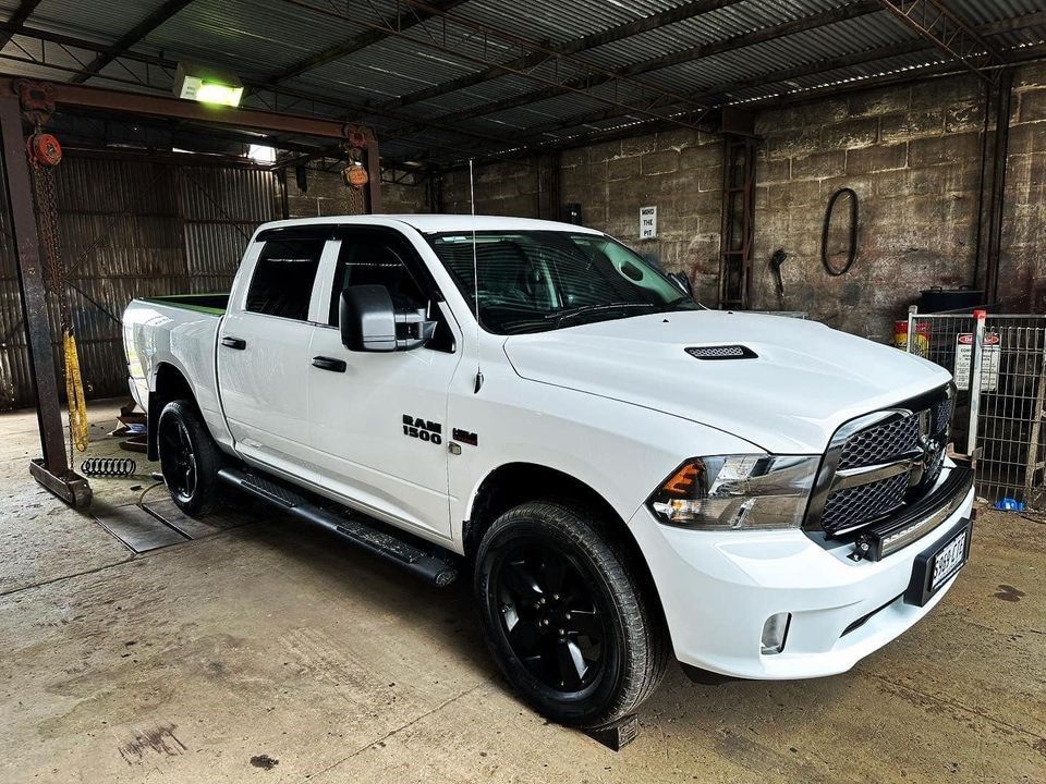 white truck