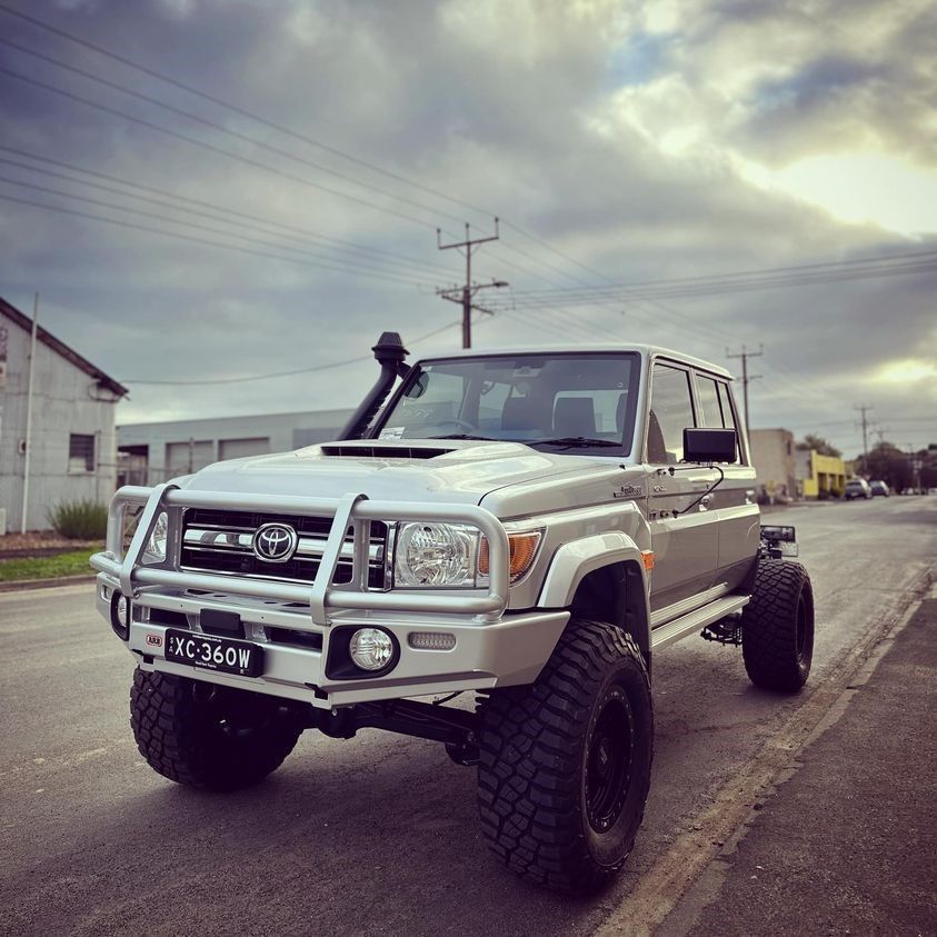 silver truck