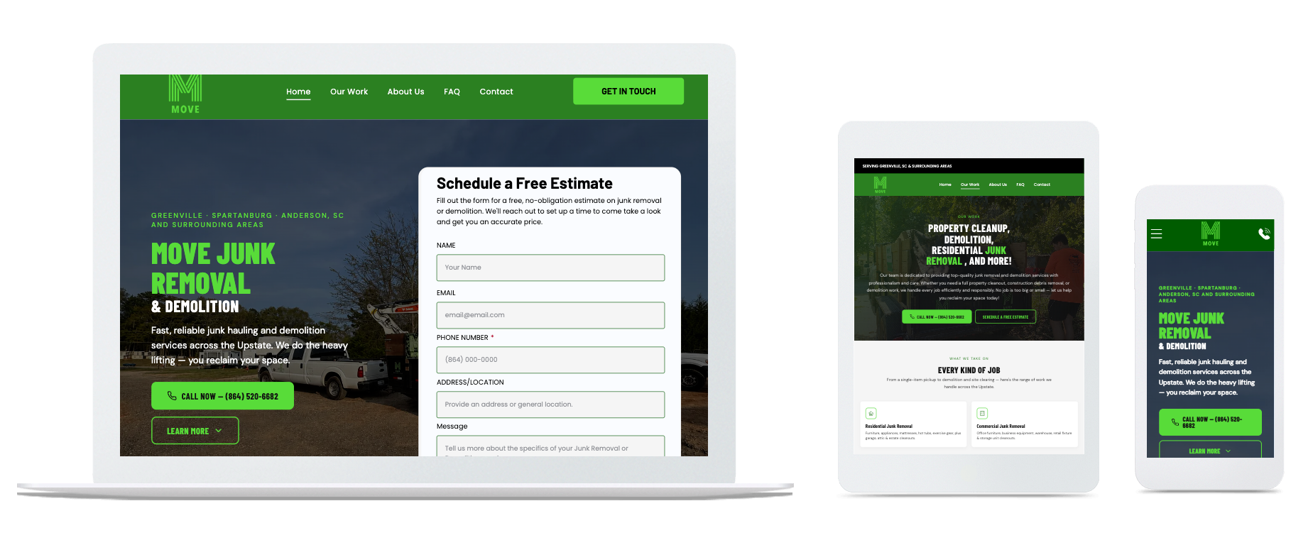 Lead-capturing website design