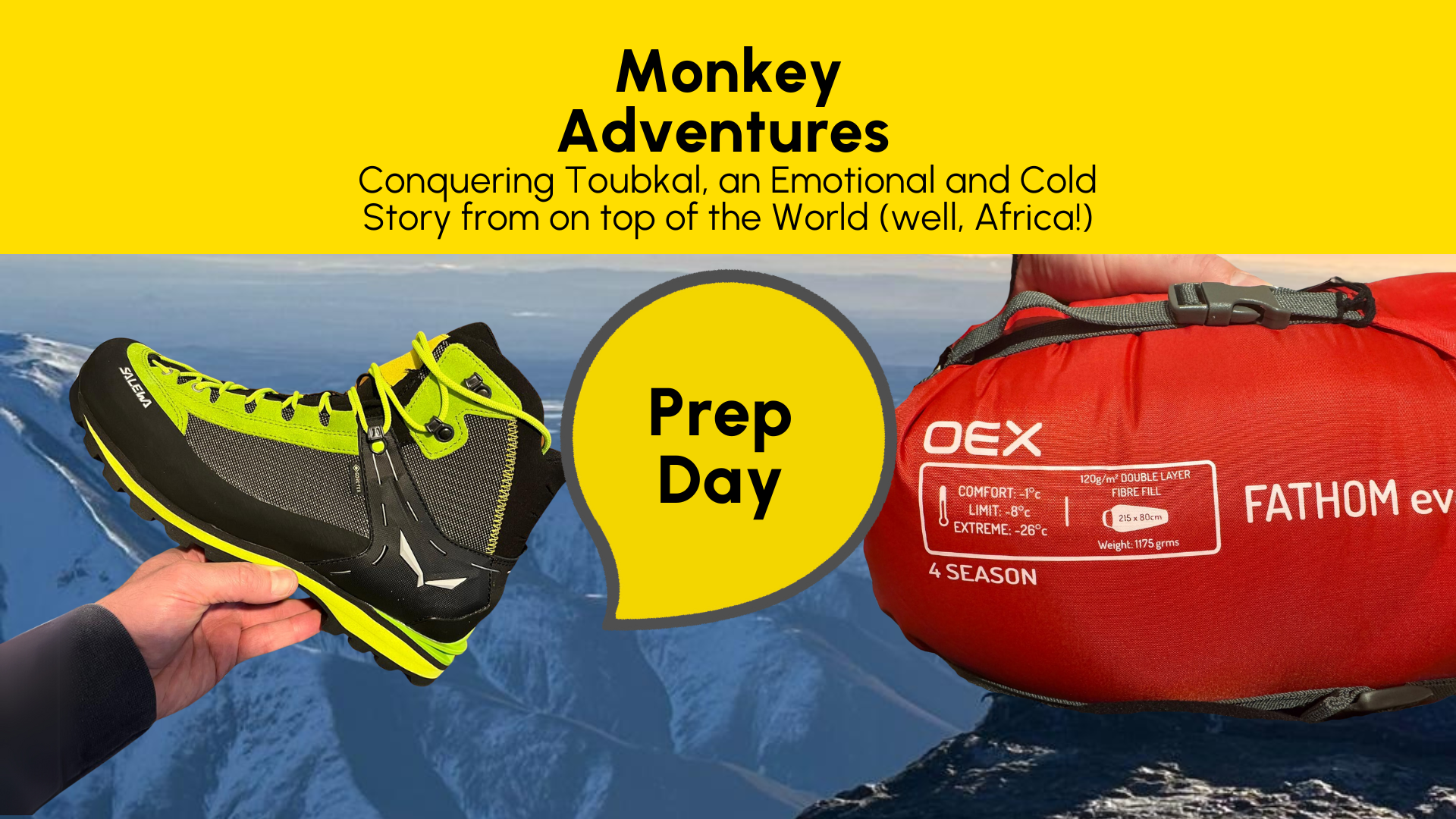 Prep Day: Monkey-Adventures