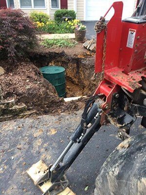 Clogged septic tank — Septic tank service in Abingdon, VA