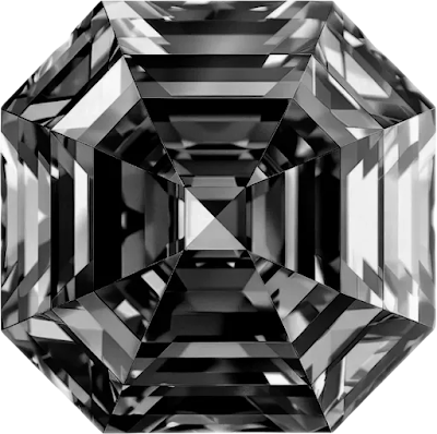 Black diamond gem