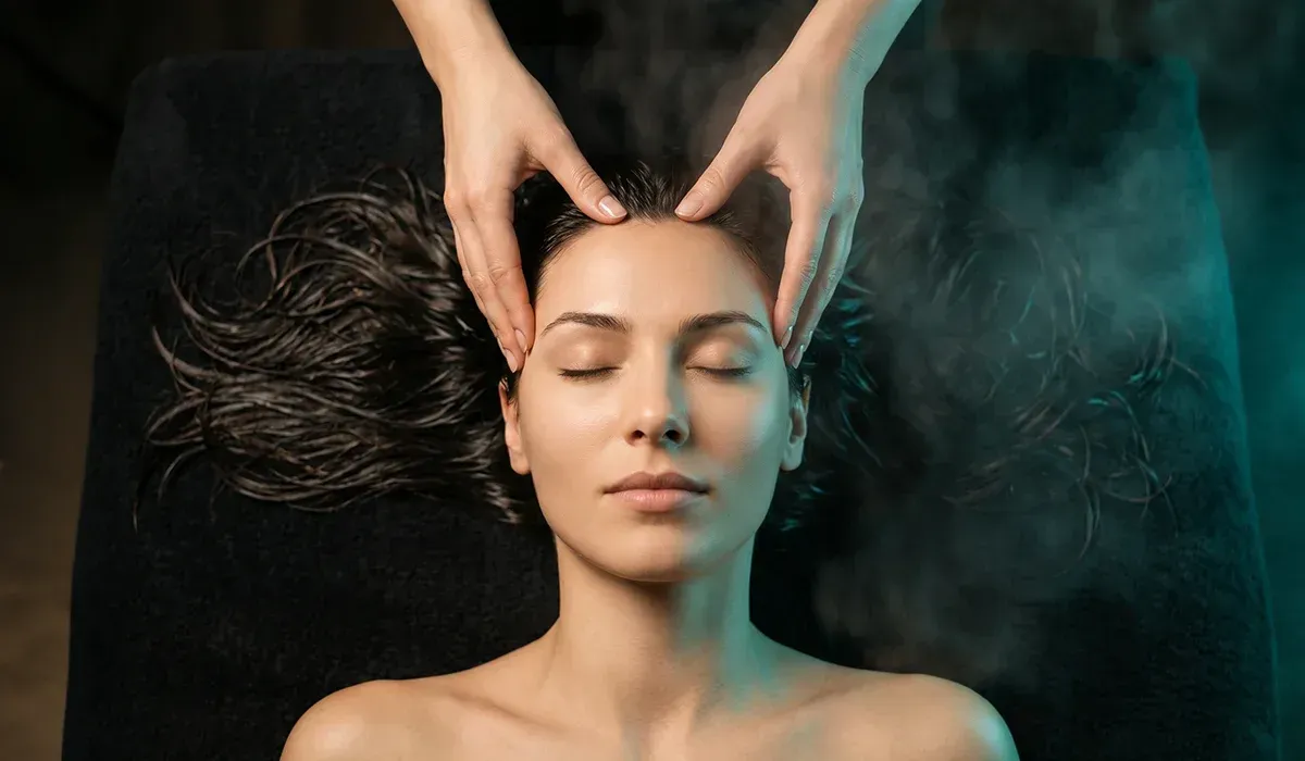 Scalp massage at The Head Spa Dallas