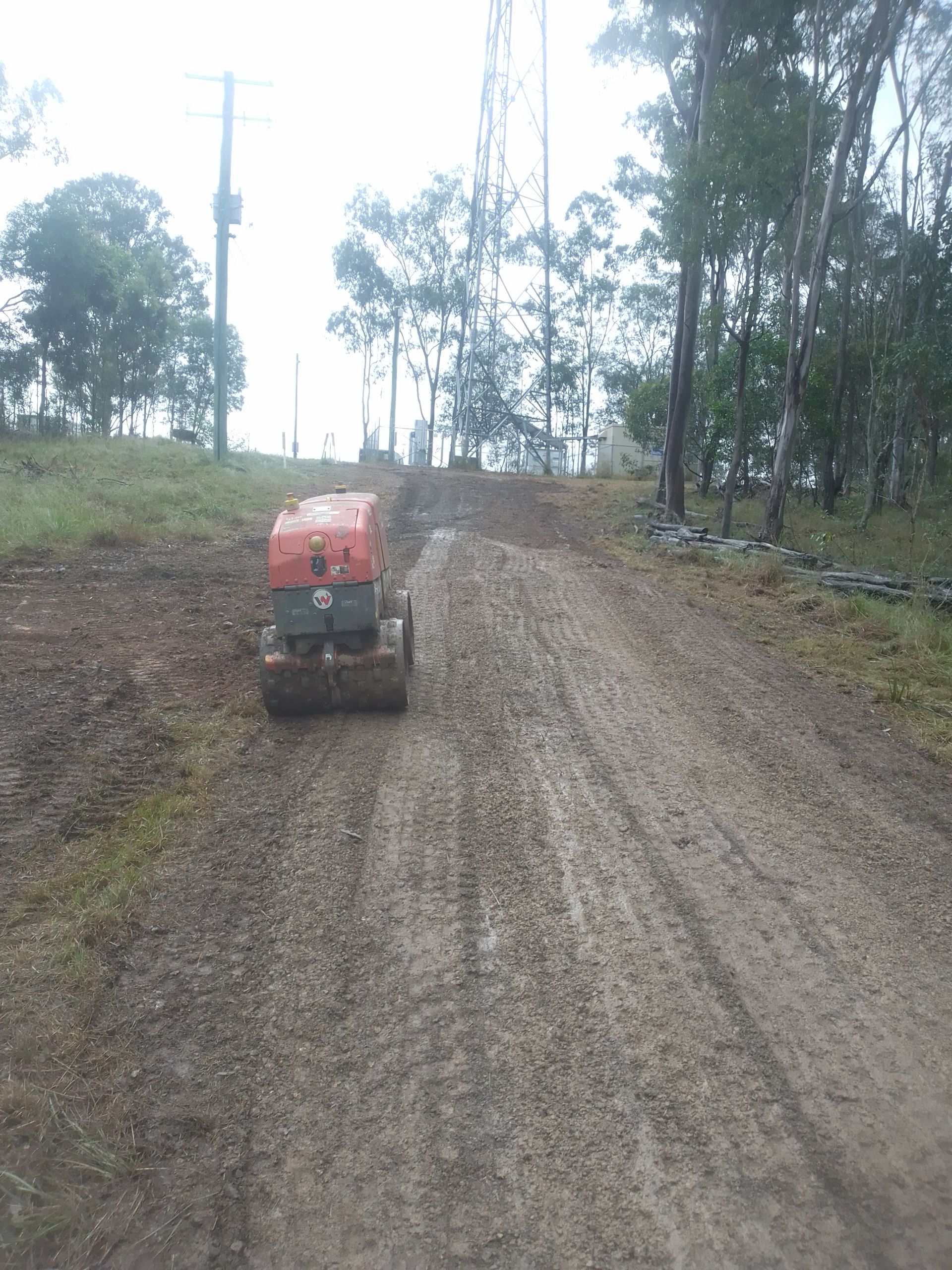 Bulldozer On A Dirt Road — Ant's Earthworks In North Deep Creek, QLD