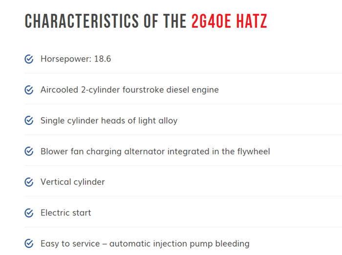 2G40E HATZ Characteristics — Melbourne, VIC — Renseal 2G40E HATZ Characteristics — Melbourne, VIC — Renseal