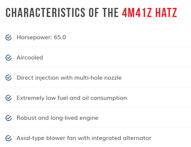 4M41Z HATZ Characteristics — Melbourne, VIC — Renseal 4M41Z HATZ Characteristics — Melbourne, VIC — Renseal