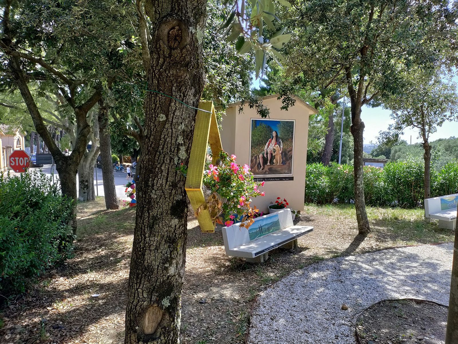 Il parco di San Rocchino a Riparbella
