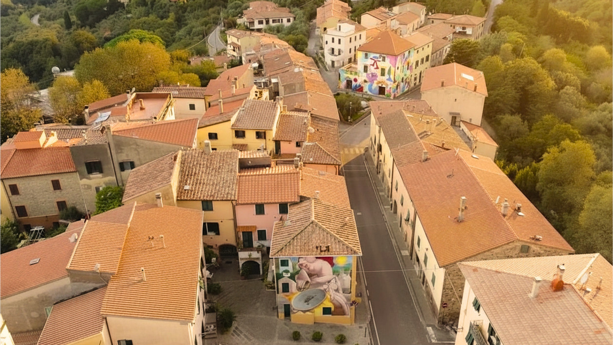 Vista del crinale di Riparbella