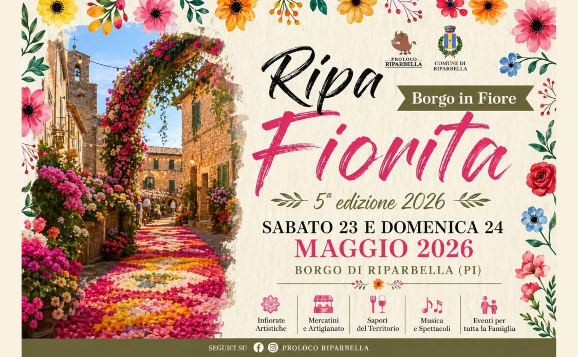 Vicolo fiorito di Riparbella