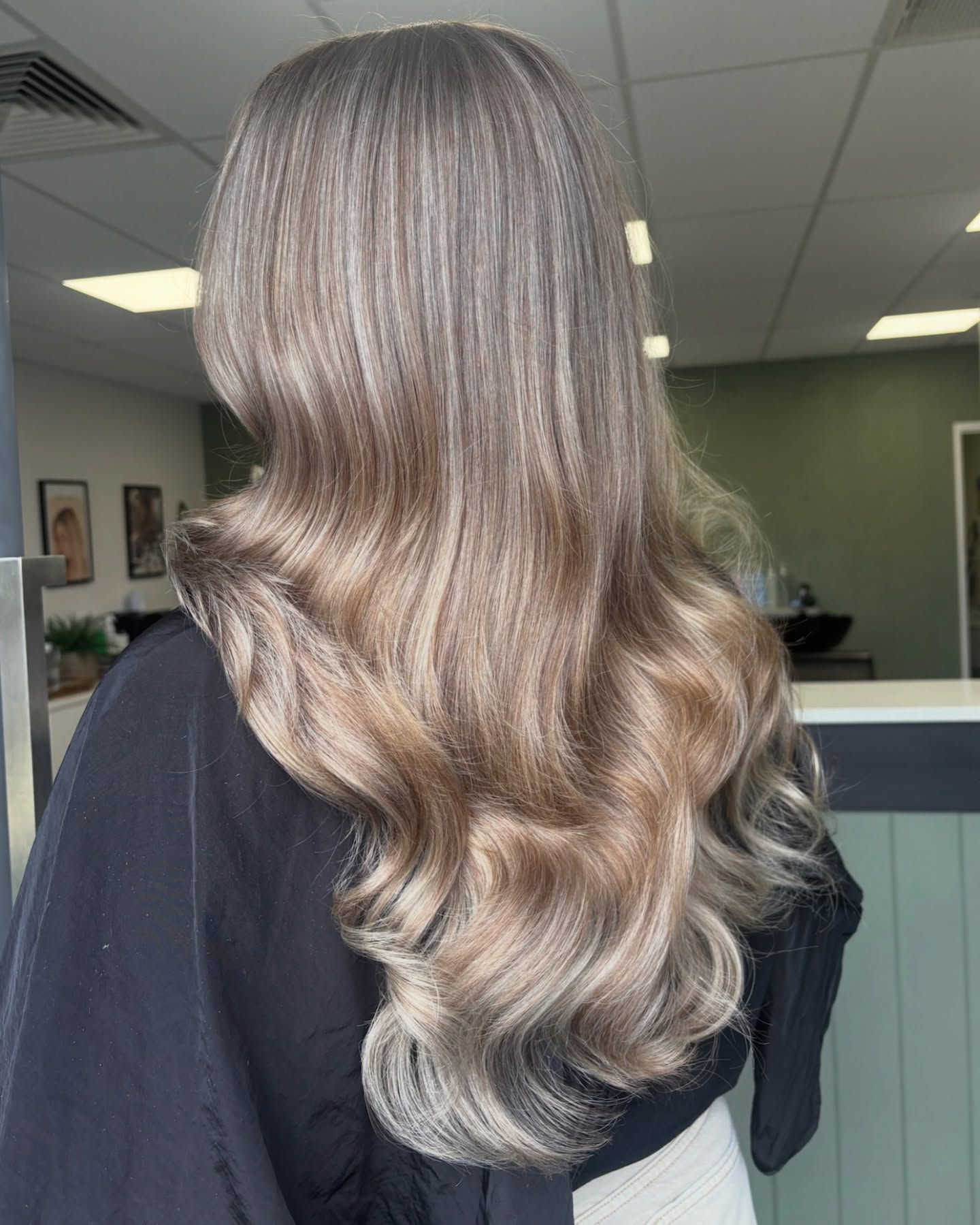 Long Wavy Brown Hair With Blonde Highlights — Blackwell Hair In Woree, QLD