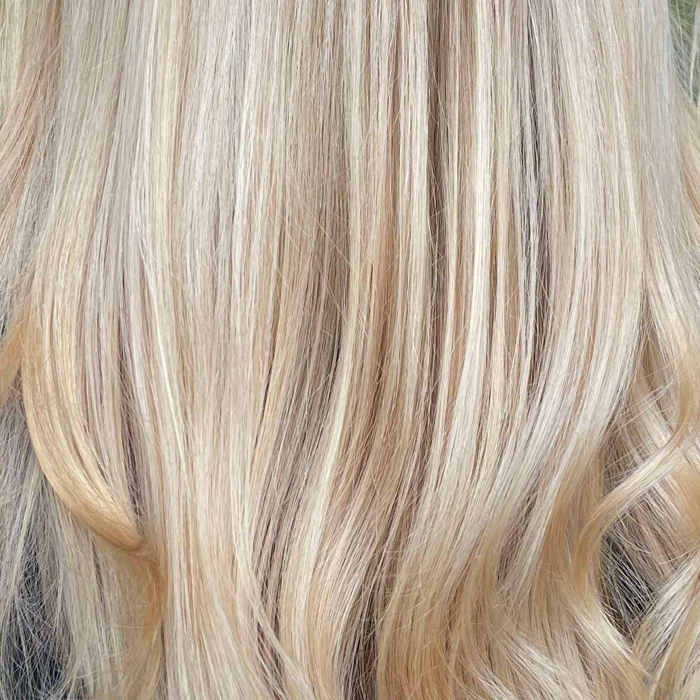 Blonde Wavy Hair Close-up With Soft Highlights And Lowlights — Blackwell Hair In Woree, QLD