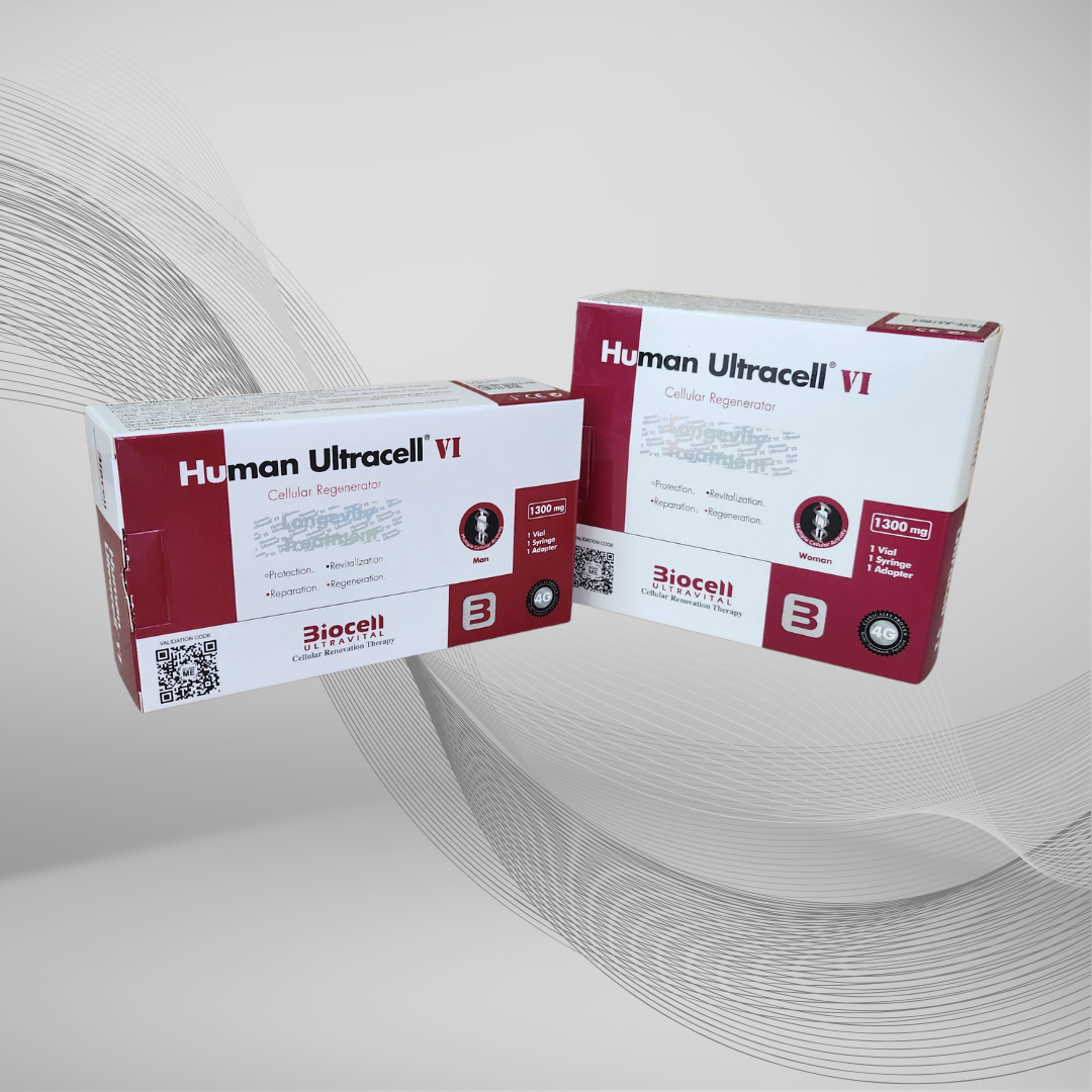 Human Ultracell supplement box with two bottles and capsules on a white background Human Ultracell supplement box with two bottles and capsules on a white background