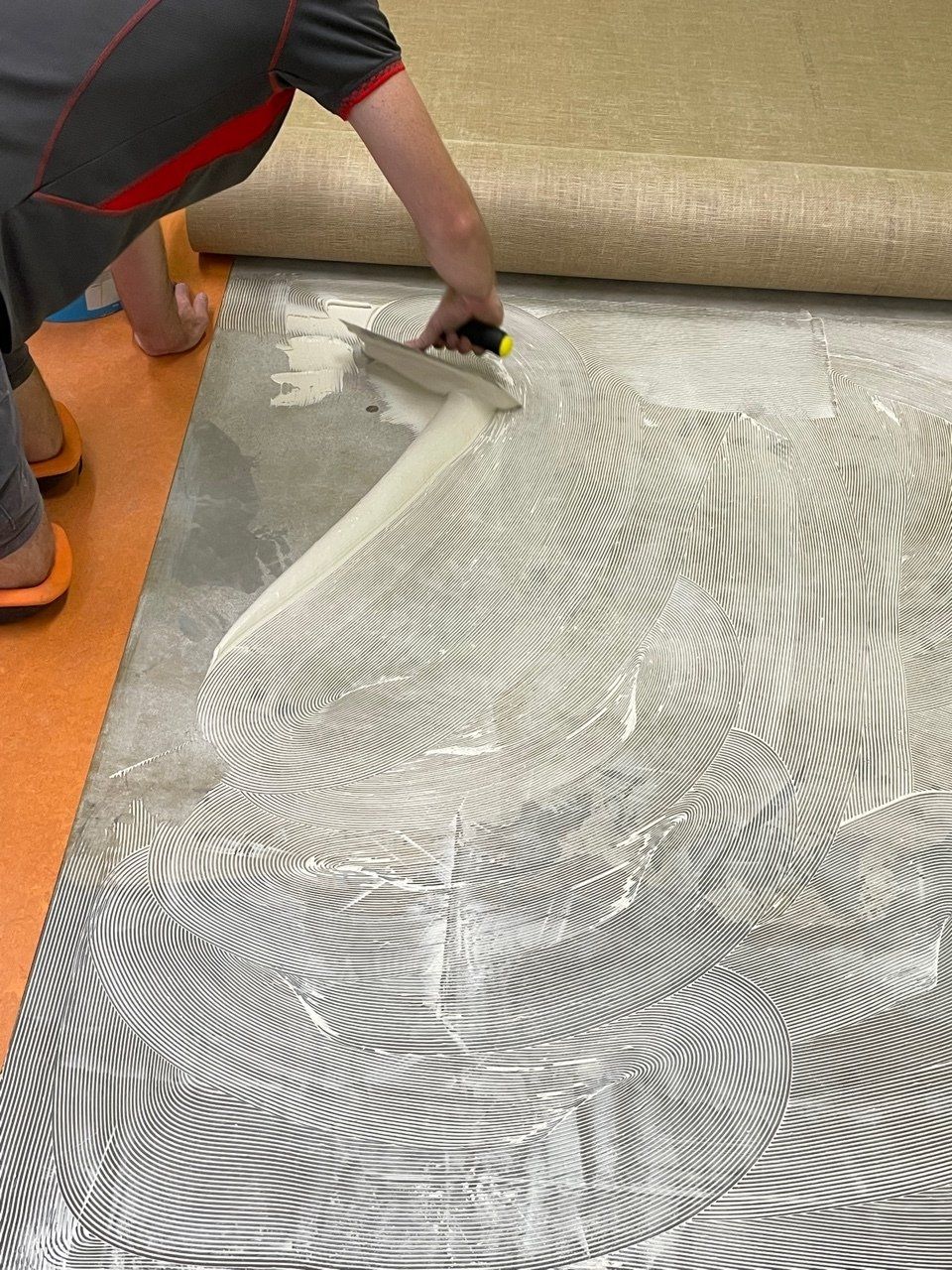 Laying carpet in library - Flooring in Alice Springs, NT