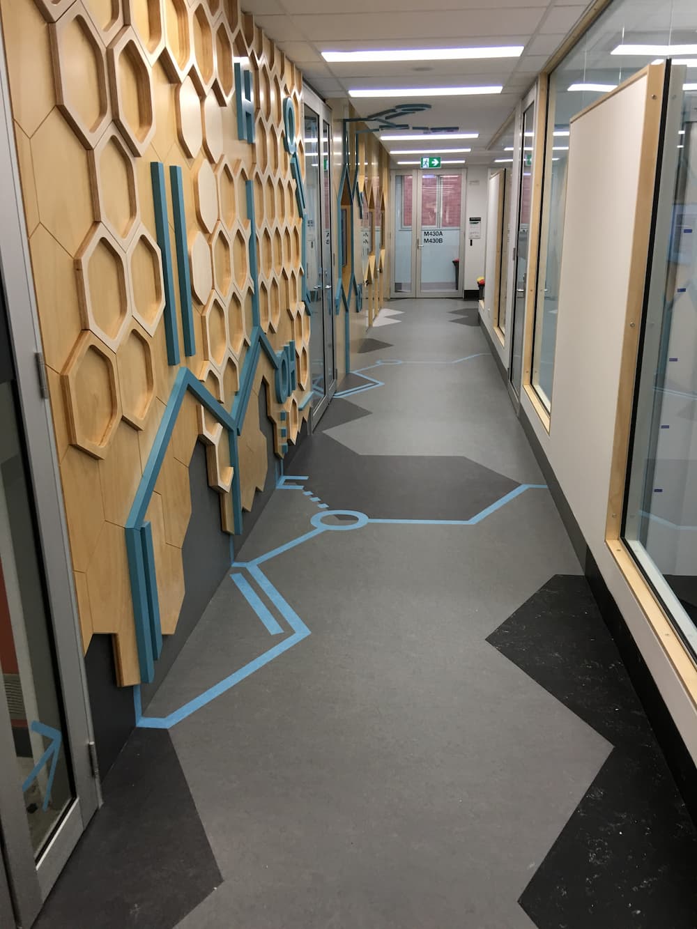 Blue And Grey Carpet - Custom Design Flooring in Alice Springs, NT