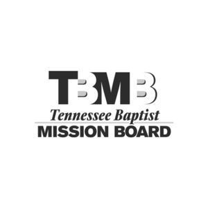 Tennessee Baptist Mission Board logo in black and gray text on a white background