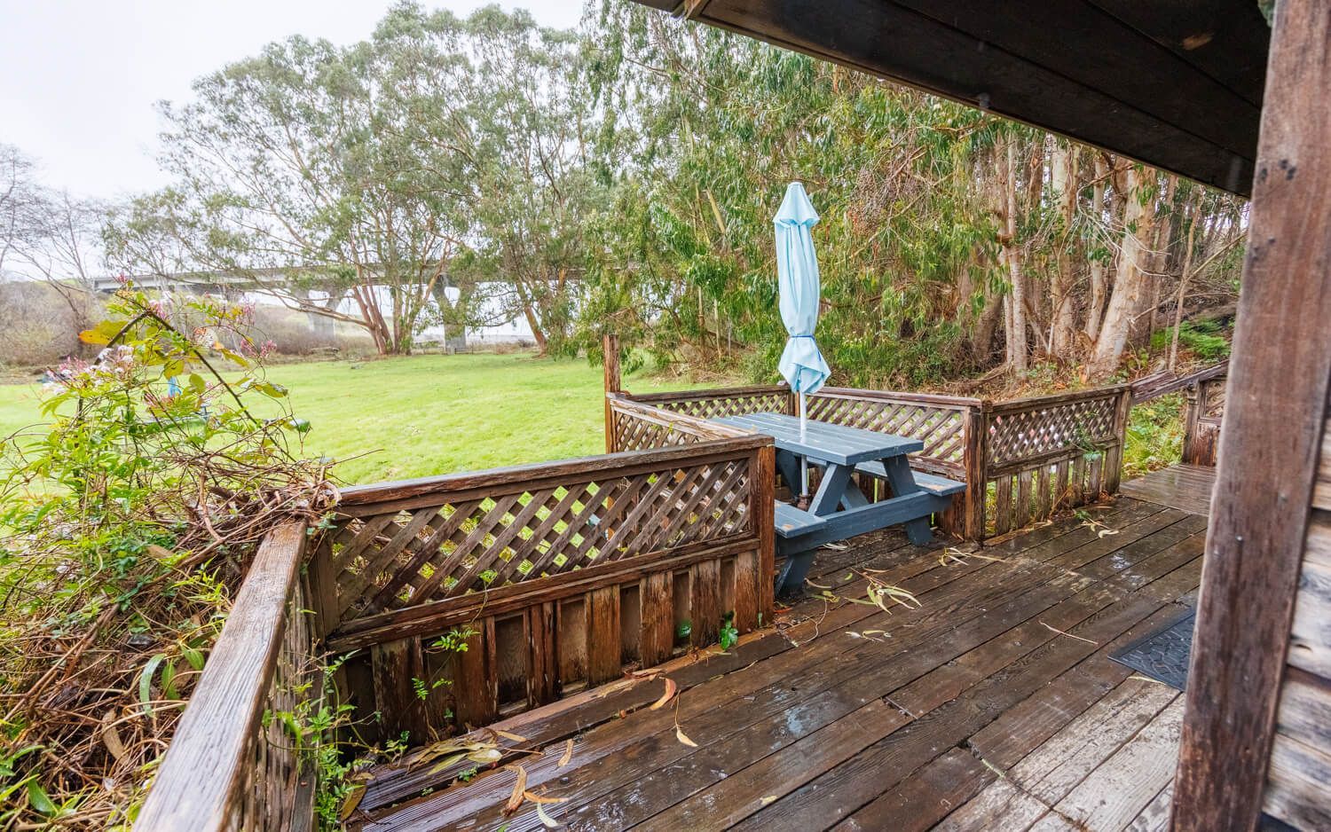 The Beach House Cabin getaway at the Howard Creek Ranch on the Mendocino Coast.