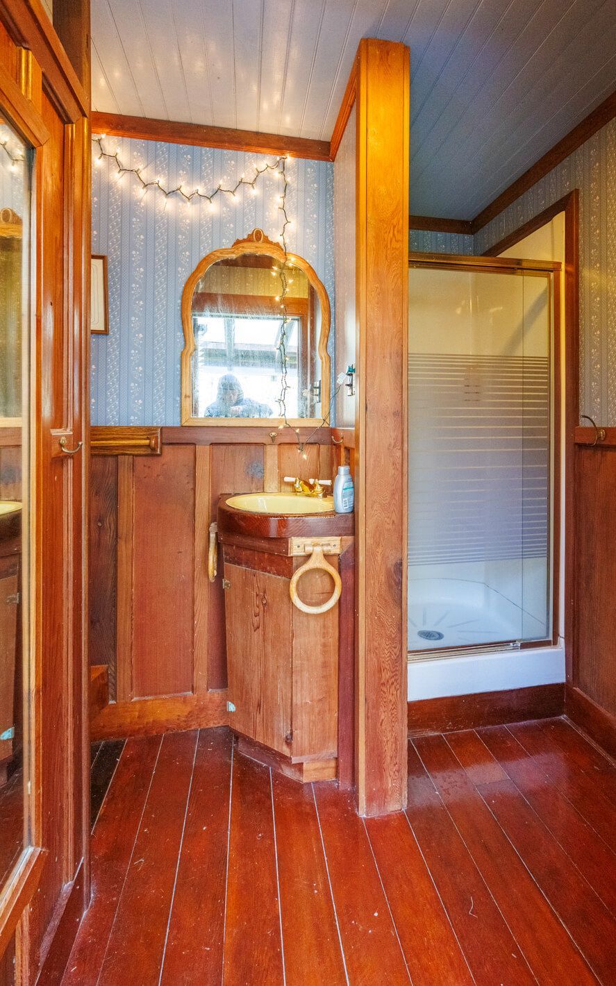 The Lucy Room getaway at the Howard Creek Ranch on the Mendocino Coast.