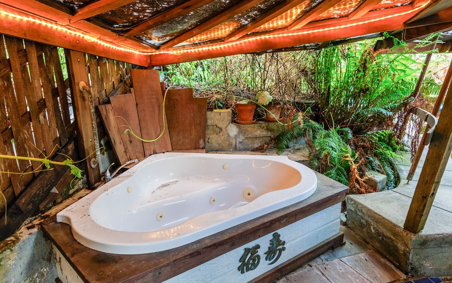 The Octagonal Cabin getaway at the Howard Creek Ranch on the Mendocino Coast.
