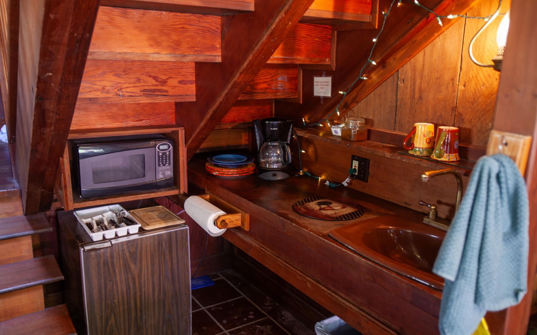 The Redwood Suite getaway at the Howard Creek Ranch on the Mendocino Coast.
