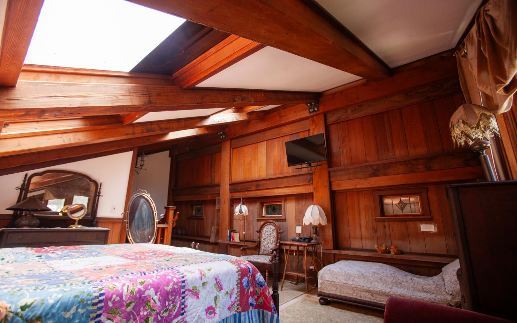 The Redwood Suite getaway at the Howard Creek Ranch on the Mendocino Coast.