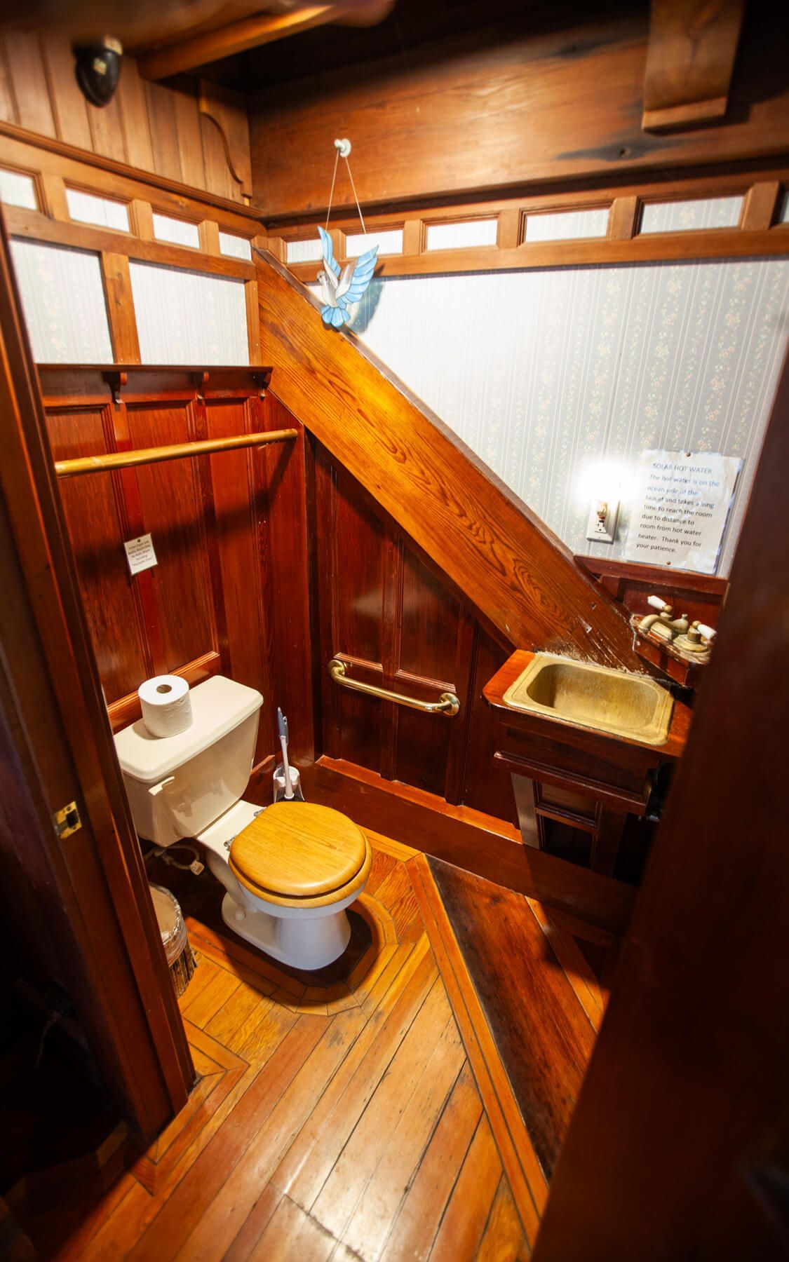 The Solar Room getaway at the Howard Creek Ranch on the Mendocino Coast.