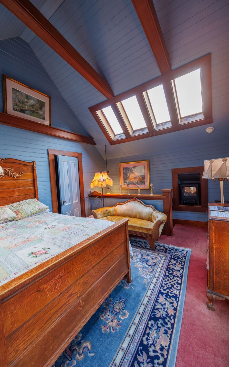 The Sun Room getaway at the Howard Creek Ranch on the Mendocino Coast.