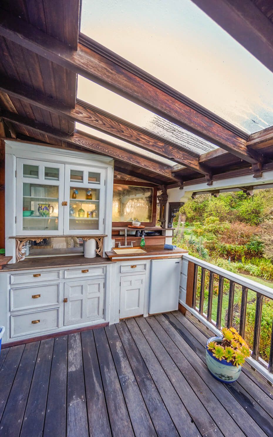 The Sun Room getaway at the Howard Creek Ranch on the Mendocino Coast.