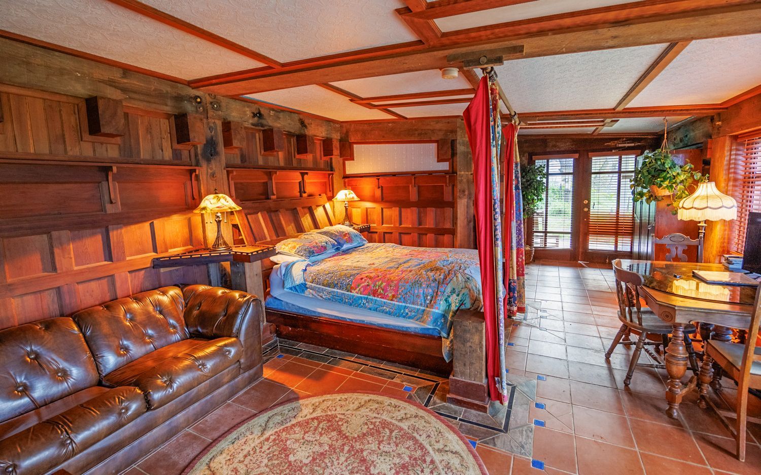 The Walden Room getaway at the Howard Creek Ranch on the Mendocino Coast.