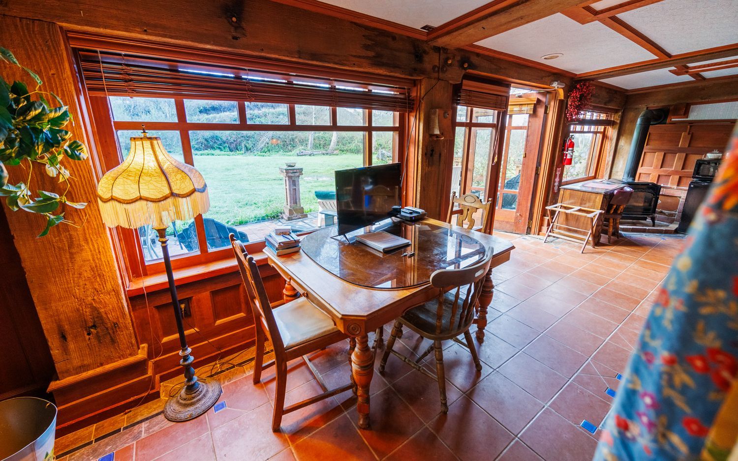 The Walden Room getaway at the Howard Creek Ranch on the Mendocino Coast.