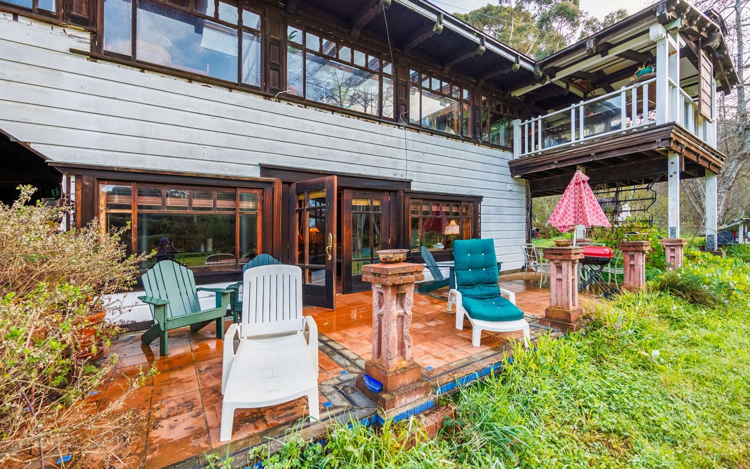 The Walden Room getaway at the Howard Creek Ranch on the Mendocino Coast.