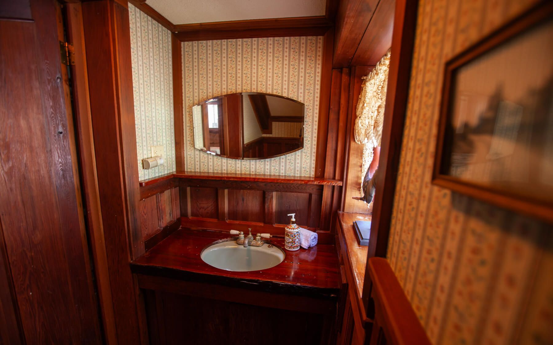 The Willow Room getaway at the Howard Creek Ranch on the Mendocino Coast.