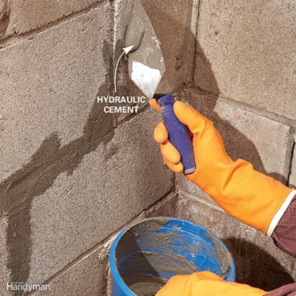 Plug Holes and Cracks in the Foundation Plug Holes and Cracks in the Foundation