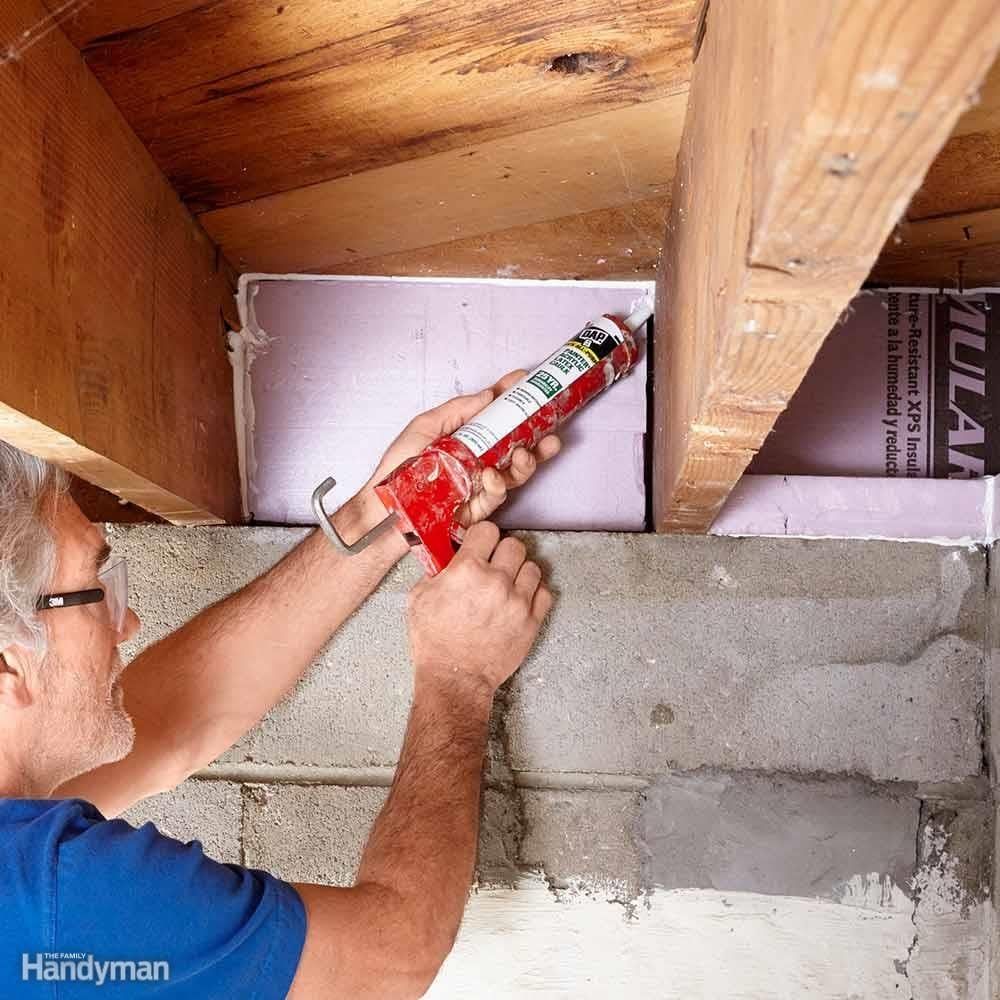 Seal the Rim Joists Seal the Rim Joists