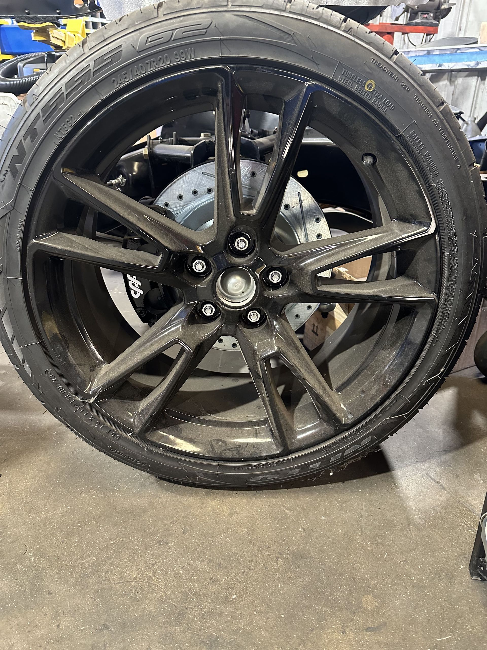 Picture of automobile tire