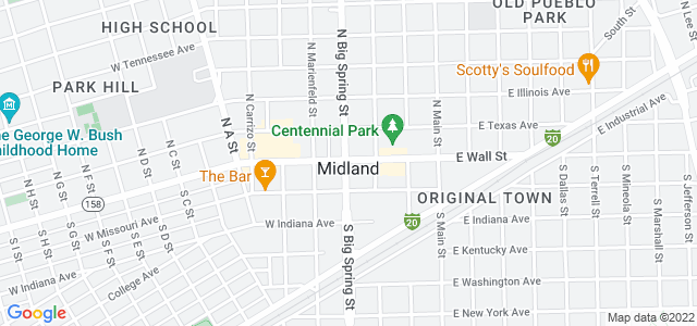 Map of business location