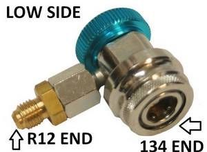 134a Low Side Thread Down Gauge Hose Adapter