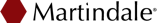 A martindale logo with a red diamond on a white background