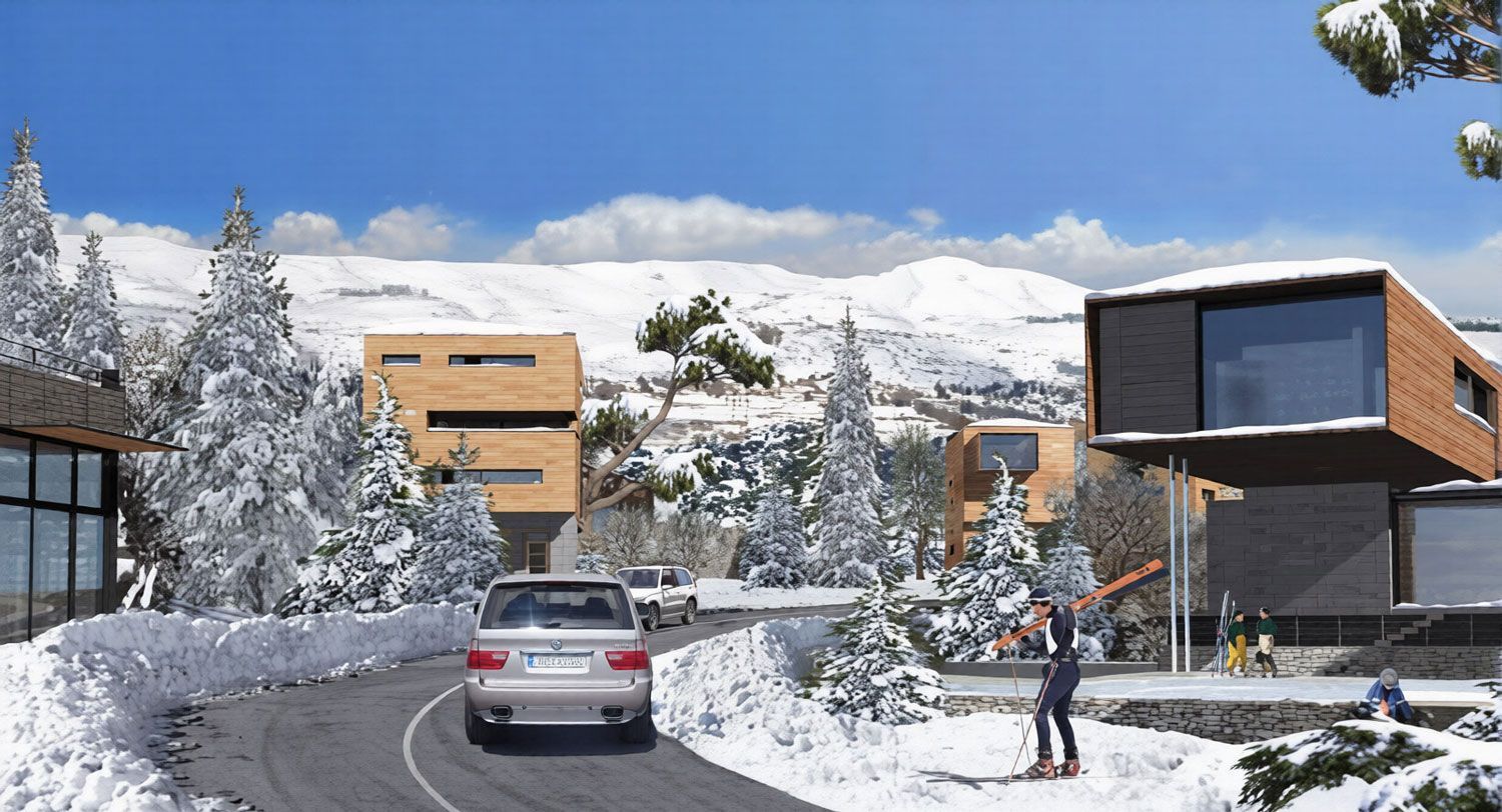 Bani's Sannine project included the development of three model villages in addition to four touristic five star hotels in Sannine area, a mountainous region in Lebanon. The project also included a number of lakes, playgrounds, and landing pads for gliders and helicopters.