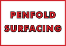 A logo for penfold surfacing surfacing the south east