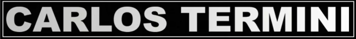 Logotipo en blanco y negro con la inscripción 