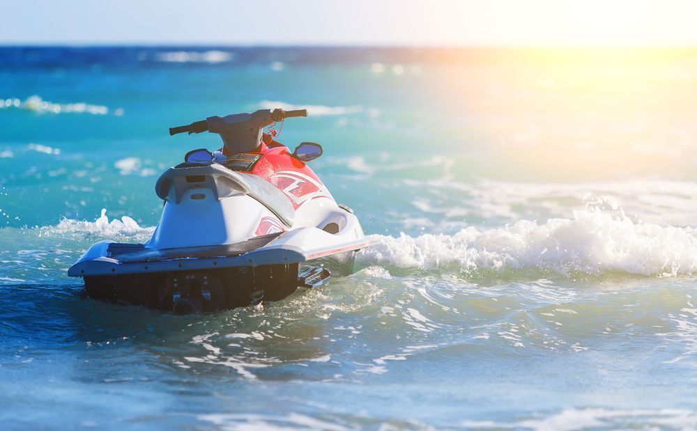 Jet Ski - Evinrude Outboard Motor In Arnhem Land, NT