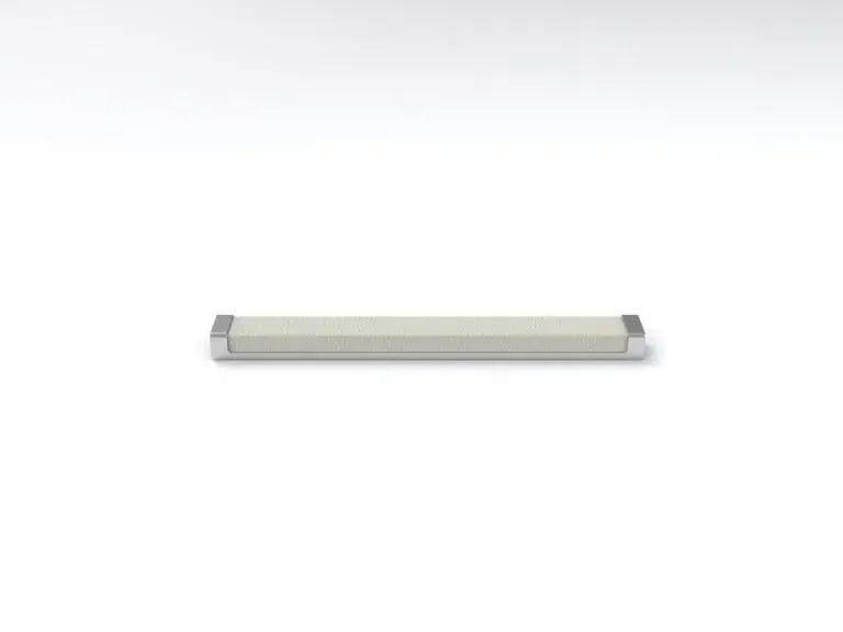 Winter Chrome Luxe Leather Handle