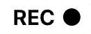 REC label with a black filled circle icon