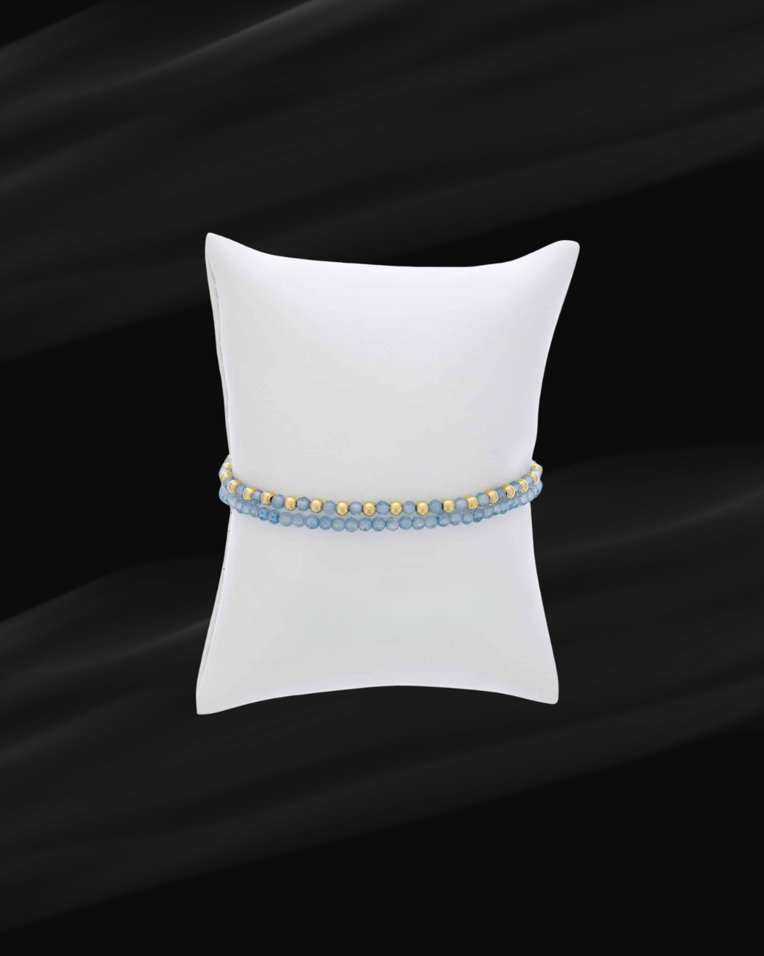 Topaz Bracelet with Gold Filled Bead