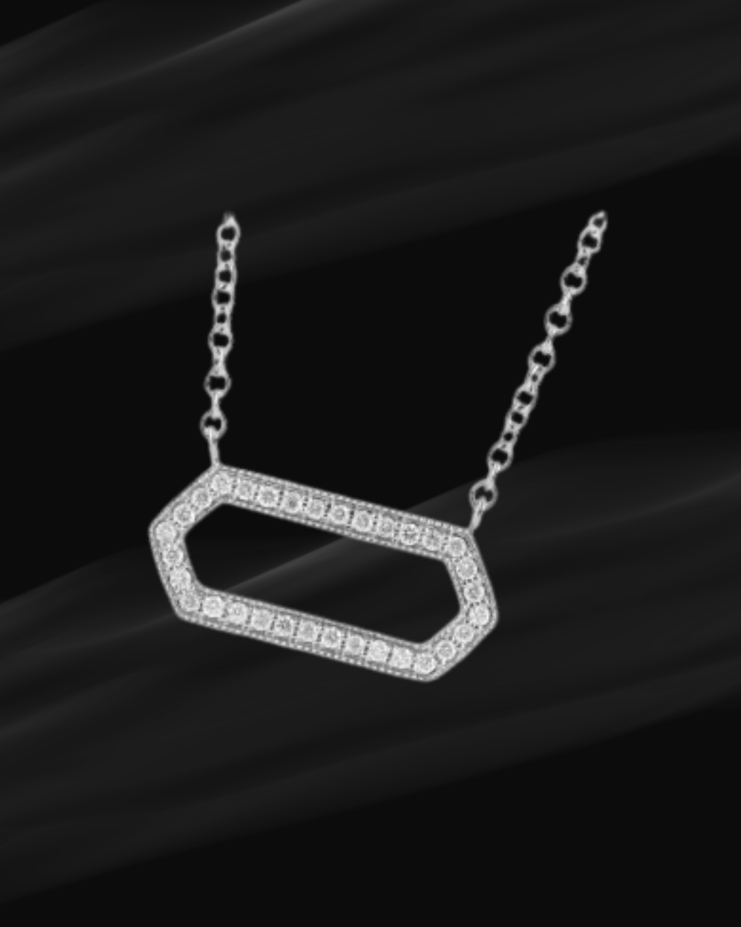 White Gold Diamond Fashion Necklace