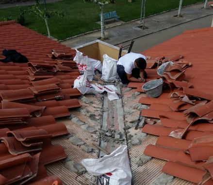rehabilitacion de tejados antiguos en arroyo de la luz, caceres