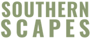 Southern Scapes logo in muted green text on a white background