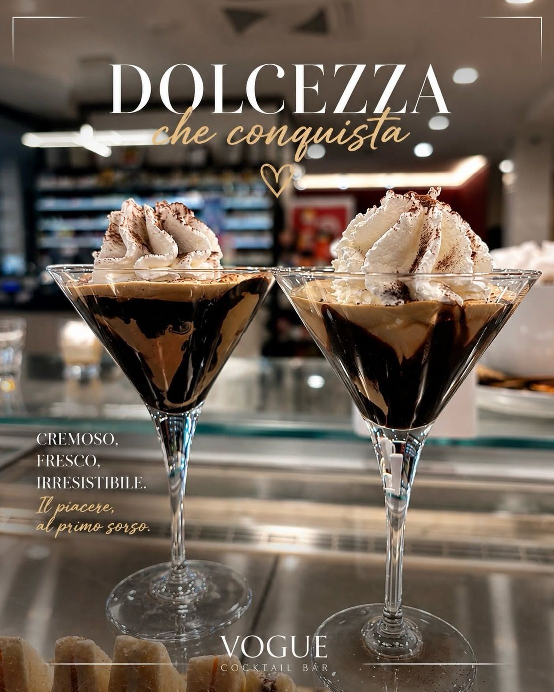 Interno moderno di Vogue Cocktail Bar a Velletri