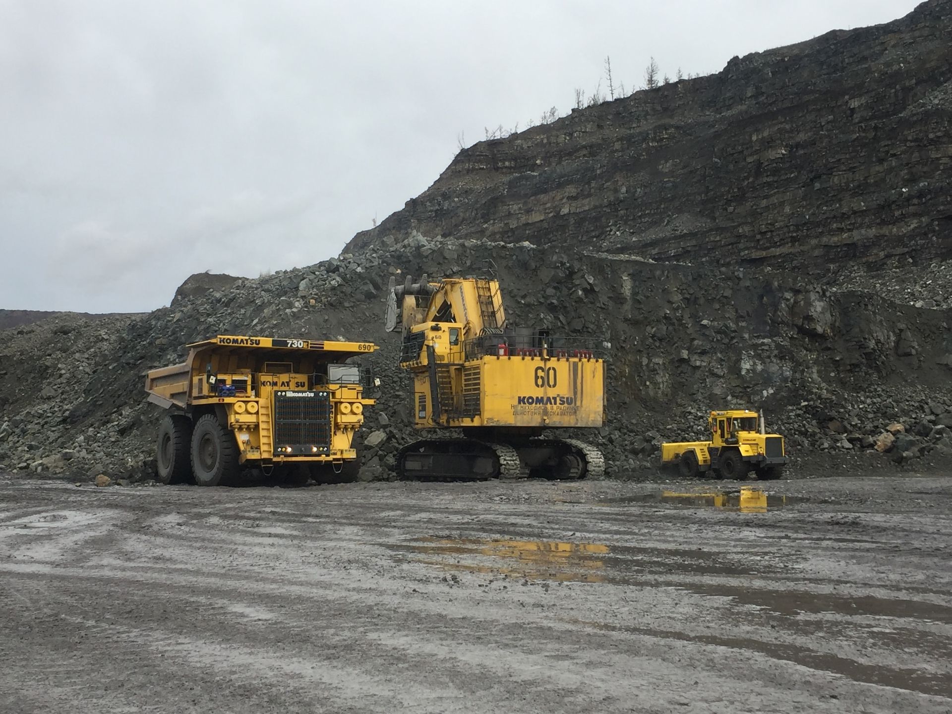 Yellow And Black Truck On Road