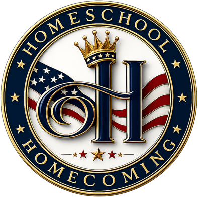 Homeschool Homecoming Logo for America's 250th